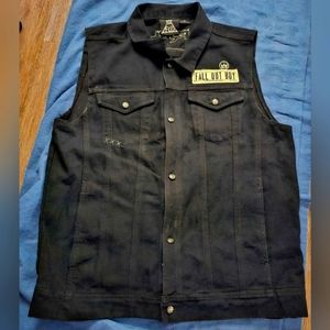 Fall Out Boy Denim Vest